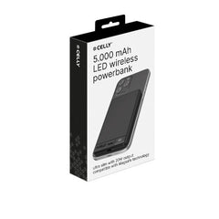 MAGPB5000ALU - 15W Wireless Powerbank 5000 mAh LED