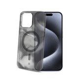 MAGSHADES - Cover semi-trasparente dotata di tecnologia Magsafe, bordi rinforzati, protezione tasti compatibile per Apple iPhone 15 Pro