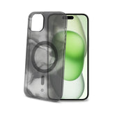MAGSHADES - Cover semi-trasparente dotata di tecnologia Magsafe, bordi rinforzati, protezione tasti compatibile per Apple iPhone 15 Plus
