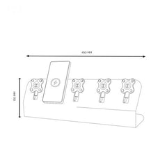 Energia Dock – Stazione di ricarica a 5 slots 120W - Presa EU