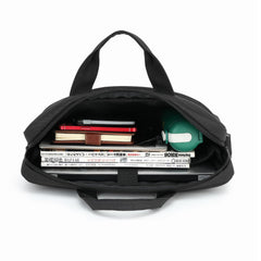 MESSENGERBAG - Borsa per Laptop, compatibile fino a 15.6", due tasche interne, tracolla e maniglia, fascia per trolley, imbottitura interna