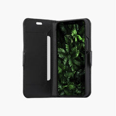 Milano - Custodia in pelle Saffiano per iPhone 12 mini - Nero