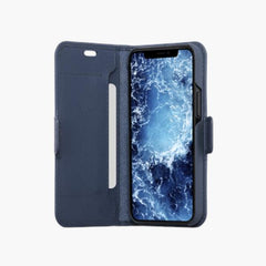 Milano - Custodia in pelle Soffiano per iPhone 12 mini - Blu