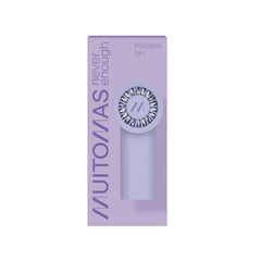 MUITOMAS - Ventolina portatile lilla