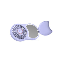 MUITOMAS- Ventolina con Specchio e luce Led lilla