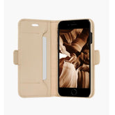 Milano - Custodia in pelle Saffiano per iPhone SE/8/7 - Rosa Sabbia