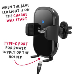 MOUNTCHARGE15 - 15W Wireless Charger Car Holder