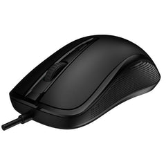 NILOX TECH - Mouse ottico, connessione USB-A, 2400DPI, 4 tasti, lunghezza cavo 1.5 mt