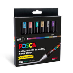 POSCA MEDIO - ASTUCCIO 8 MARCATORI