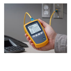 MS-POE MicroScanner PoE Verifier with MS-POE Wiremap Adapter, multi-language Getting Started Guide, batteries, and Fluke Networks carry Pouch