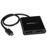 Adattatore Splitter MST Hub - USB-C a 2 porte DisplayPort Multi-Monitor