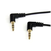 Cavo audio angolato 3,5 mm slim 30cm M/M