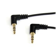 Cavo audio angolato 3,5 mm slim 30cm M/M