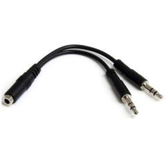 Adattatore jack 3.5mm femmina a 2 maschi
