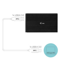 Box Esterno USB 3.0 per 2,5“ SATA HDD/SSD