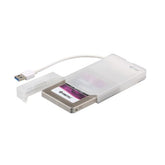 Box esterno USB 3.0 per HDD 2.5” SATA - Bianco