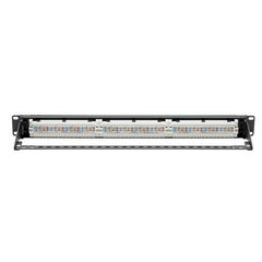Tripplite pannello patch Cat6 a 24 porte - conforme a PoE+, 110/Krone, 568A/B, RJ45 Ethernet, montaggio a rack 1U, TAA - N252-P24