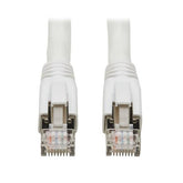 Tripplite cavo Ethernet S/FTP schermato certificato Cat8 25G/40G (RJ45 M/M), PoE, bianco, 0,91 m - N272-003-WH