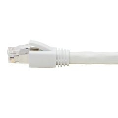 Tripplite cavo Ethernet S/FTP schermato certificato Cat8 25G/40G (RJ45 M/M), PoE, bianco, 1,83 m - N272-006-WH