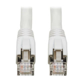 Tripplite cavo Ethernet S/FTP schermato certificato Cat8 25G/40G (RJ45 M/M), PoE, bianco, 7,62 m - N272-025-WH