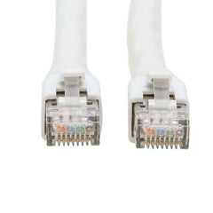 Tripplite cavo Ethernet S/FTP schermato certificato Cat8 25G/40G (RJ45 M/M), PoE, bianco, 7,62 m - N272-025-WH