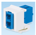 ADATTATORE KEYSTONE LC DUPLEX SM BLU