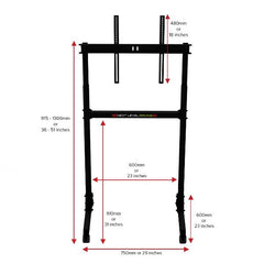 Free Standing Single Monitor Stand