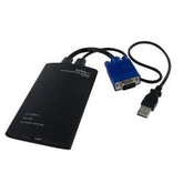 Laptop Crash Cart KVM a USB