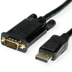 NILOX TECH - Cavo con connettore display port 20 Pin maschio a connettore VGA maschio, lunghezza cavo 2 mt, risoluzione fino a 1920x1080 a 60Hz