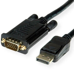 NILOX TECH - Cavo con connettore display port 20 Pin maschio a connettore VGA maschio, lunghezza cavo 2 mt, risoluzione fino a 1920x1080 a 60Hz