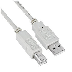 NILOX TECH - Cavo con connettore USB-A 2.0 a connettore USB-B 2.0, maschio a maschio, lunghezza cavo 4.5 mt, schermato, velocità max trasferimento: 480 Mbit/s