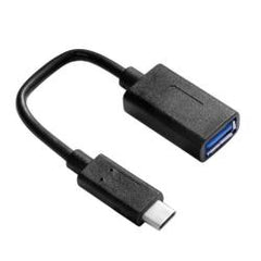 NILOX TECH - Adattatore con connettore USB-C 3.1 maschio a connettore USB-A 3.0 femmina, lunghezza cavo 10cm, velocità trasferimento dati 10 Gbit/s