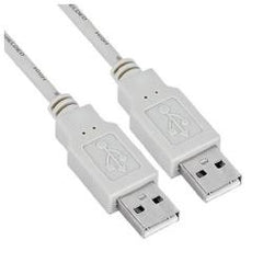 NILOX TECH - Cavo con connettore USB-A 2.0 a connettore USB-A 2.0, maschio a maschio, lunghezza cavo 5 mt, velocità max trasferimento: 480 Mbit/s, schermato