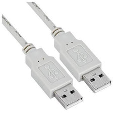 NILOX TECH - Cavo con connettore USB-A 2.0 a connettore USB-A 2.0, maschio a maschio, lunghezza cavo 5 mt, velocità max trasferimento: 480 Mbit/s, schermato