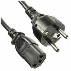 NILOX TECH - Cavo alimentazione con connettore IEC C13 a connettore CEE 7/4 Schuko 16A, lunghezza cavo 1.8 mt, femmina a maschio