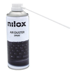 NILOX TECH - Bomboletta Aria Compressa ideale per rimuovere polvere, non lascia residui o tracce, fornito di cannuccia per indirizzare aria
