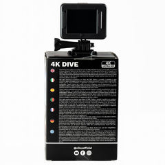 NILOX - Action Cam 4K DIVE, resistenza all'acqua fino a 10 metri, schermo touch screen da 2" e schermo frontale, telecomando, risoluzione HD 4K