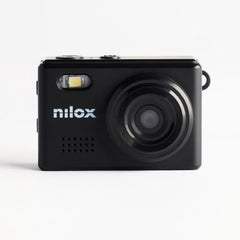 NILOX - Mini Action Cam portachiavi modello Retrò, registra video e audio, scatta foto, dotata di cinque filtri selezionabili, risoluzione HD, cavo Type-C, ricaricabile