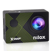 NILOX - Action Cam XSNAP2, video in alta definizione fino a 4K, foto nitide fino a 16MP, display LCD da 2", connessione Wi-Fi, resistenza con impermeabilità fino a 30 metri