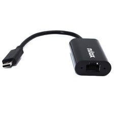 NILOX TECH - Adattatore con connettore USB-C 3.2 a connettore RJ45, maschio a femmina, supporta USB-C 3.1 e USB- 3.2 Gen 1, supporta 10/100/1000 Mbit/s