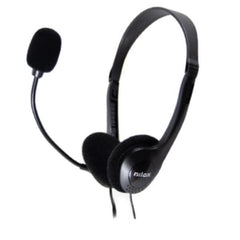 NILOX TECH - Cuffia con connessione porta USB, regolazione del suono, modalità mute del microfono