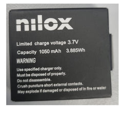 NILOX - Batteria di ricambio per Action Cam 4K HOLIDAY/ V1 FLIP