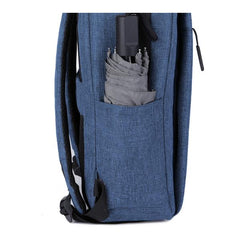 NILOX TECH - Zaino per Notebook/Laptop 15.6", 3 ampi scomparti, spallacci imbottiti e regolabili, aggancio trolley, materiali impermeabili