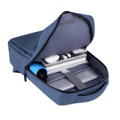 NILOX TECH - Zaino per Notebook/Laptop 15.6", 3 ampi scomparti, spallacci imbottiti e regolabili, aggancio trolley, materiali impermeabili