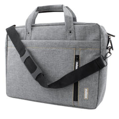 NILOX TECH - Borsa per Notebook/Laptop 15.6", 4 ampi scomparti, aggancio trolley, manico e tracolla, tasche aggiuntive