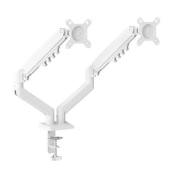 NILOX TECH - Supporto a doppio braccio per monitor da 15” a 32”
