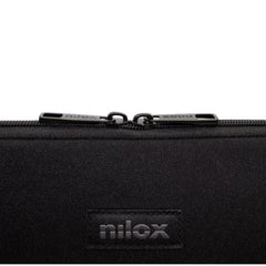 NILOX TECH - Custodia sleeve per Laptop fino a 13", cerniera in metallo, interni anti graffio, interni rinforzati