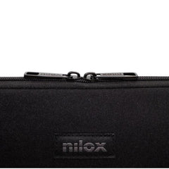 NILOX TECH - Custodia sleeve per Laptop fino a 14.1", cerniera in metallo, interni anti graffio, interni rinforzati