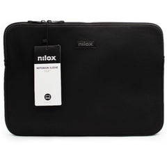 NILOX TECH - Custodia sleeve per Laptop fino a 15.6", cerniera in metallo, interni anti graffio, interni rinforzati