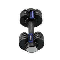 NILOX - Manubrio regolabile peso 11KG, solide piastre in acciaio, manico in acciaio diamantato, meccanismo pull-pin, cinque diverse categorie di pesi